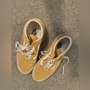 Vans! Yellow, good condition. Size 11